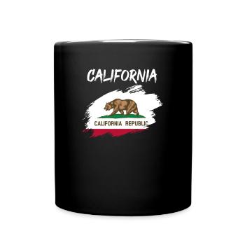 Californie - Mug uni - noir - Devant