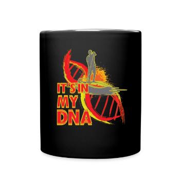 Stand Up Paddling Geschenk - Tasse einfarbig - Schwarz - Vorne