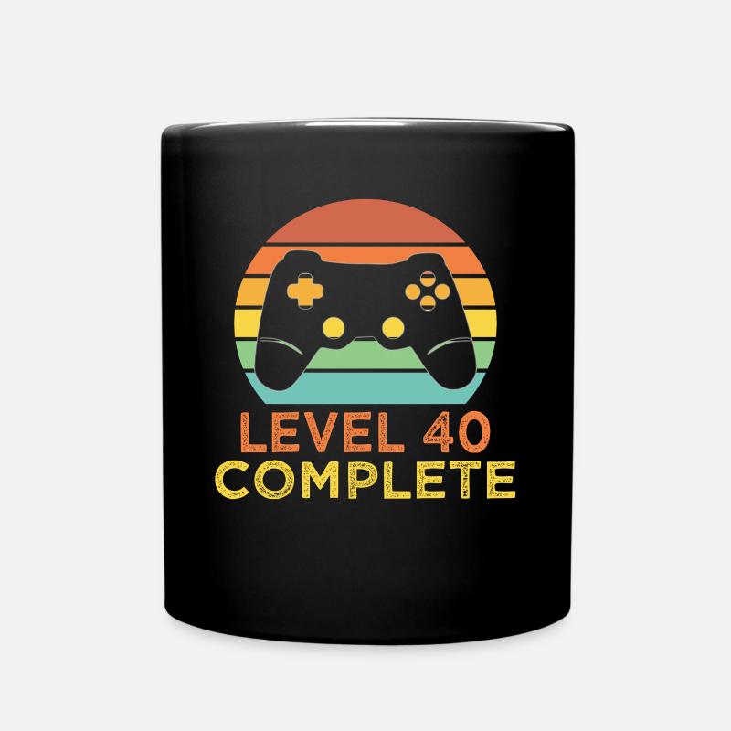 40 ans de joueur - Mug uni - noir