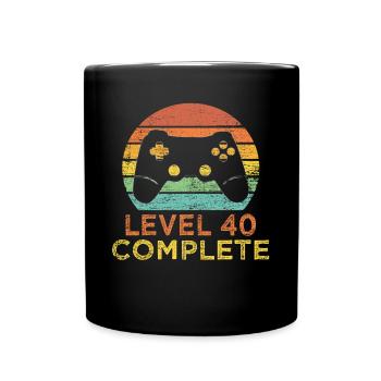 Joueur du 40e anniversaire - Mug uni - noir - Devant
