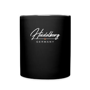 Heidelberg Heidelberger Schloss Heidelberg HD - Tasse einfarbig - Schwarz - Vorne