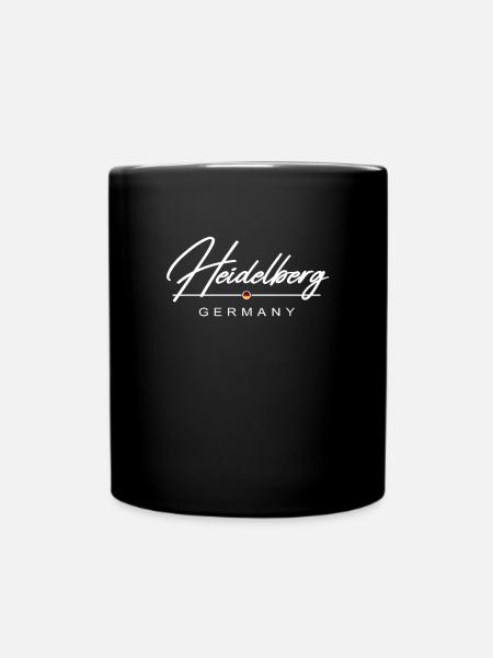 Heidelberg Heidelberger Schloss Heidelberg HD - Tasse einfarbig - Schwarz