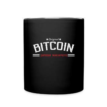 original bitcoin - Full Colour Mug - black - Front