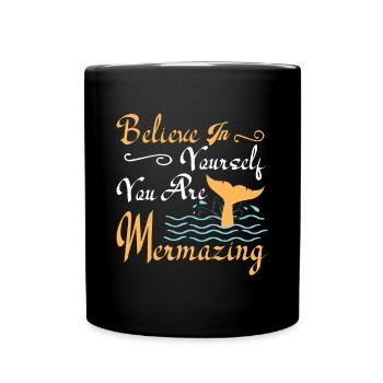 Mermaid Water Mermaid Mermaid Mermaid Gift - Full Colour Mug - black - Front