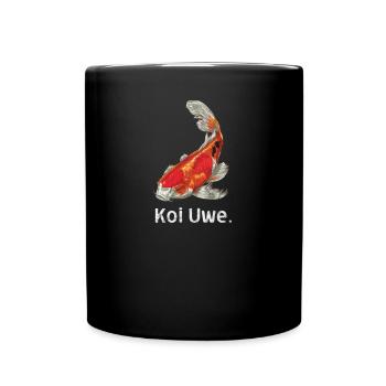 Koi Uwe T-Shirt für einen Kai Uwe - Tasse einfarbig - Schwarz - Vorne