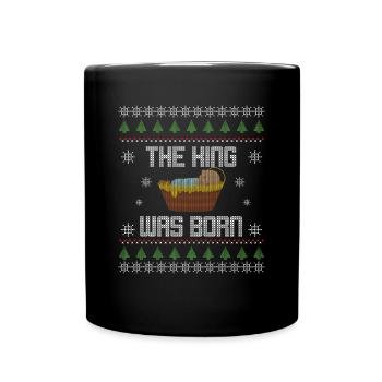 Christmas - Christmas - Christian - Jesus - Full Colour Mug - black - Front