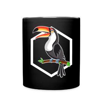 toucan - Full Colour Mug - black - Front