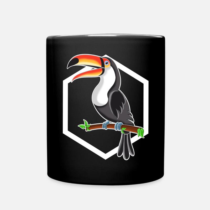 toucan - Full Colour Mug - black