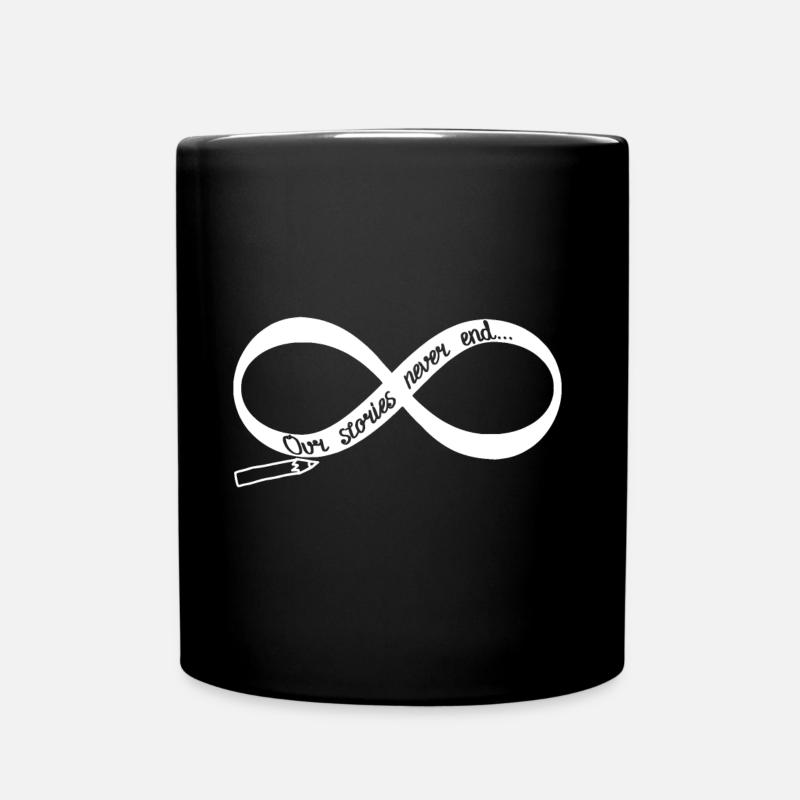 Unendlich Unendlich Unendlich - Tasse einfarbig - Schwarz