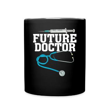 Future Doctor Future Doctor Doctor - Full Colour Mug - black - Front