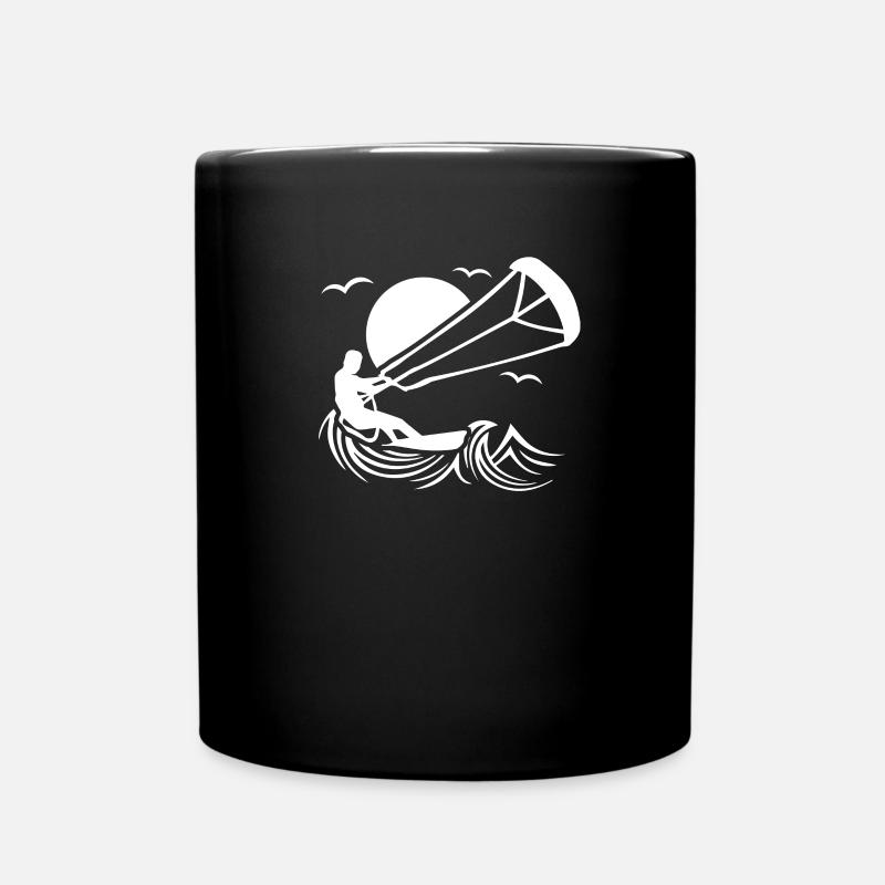 kitesurfer - Mug uni - noir