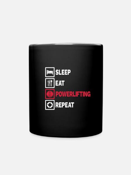 Cadeau d'haltérophilie Powerlifting Powerlifting - Mug uni - noir