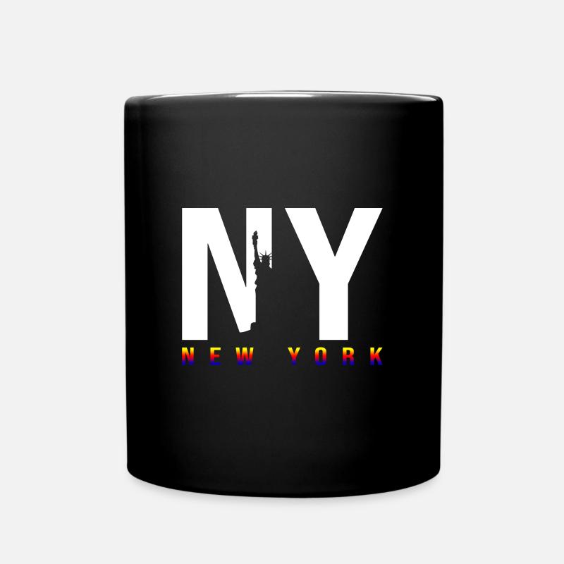 New York - Mug uni - noir