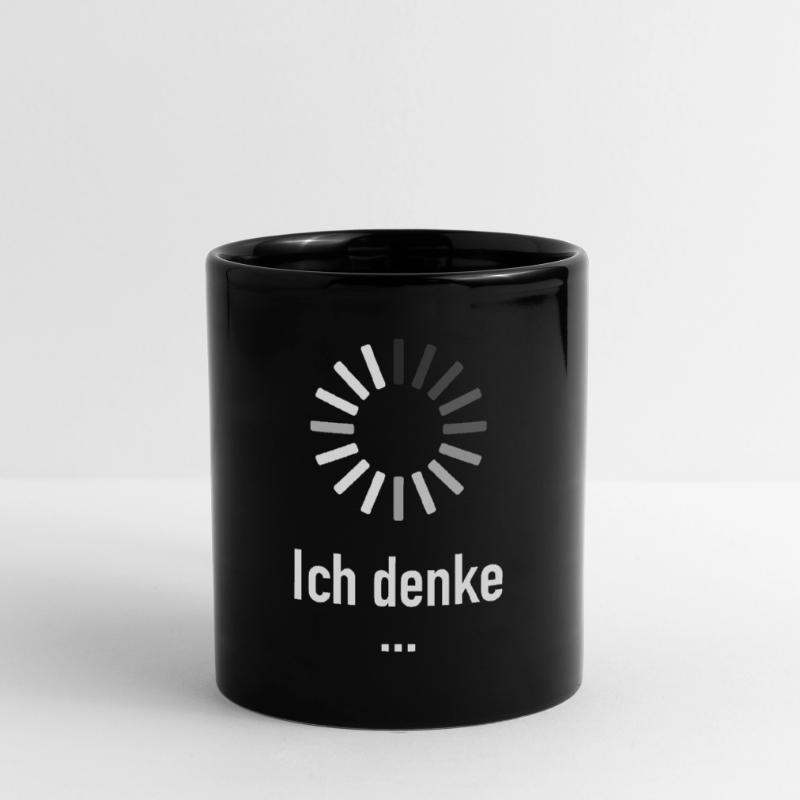 I think ... - computer scientist programmer nerd Full Colour Mug