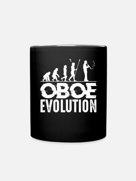Oboe Evolution - Tasse einfarbig - Schwarz