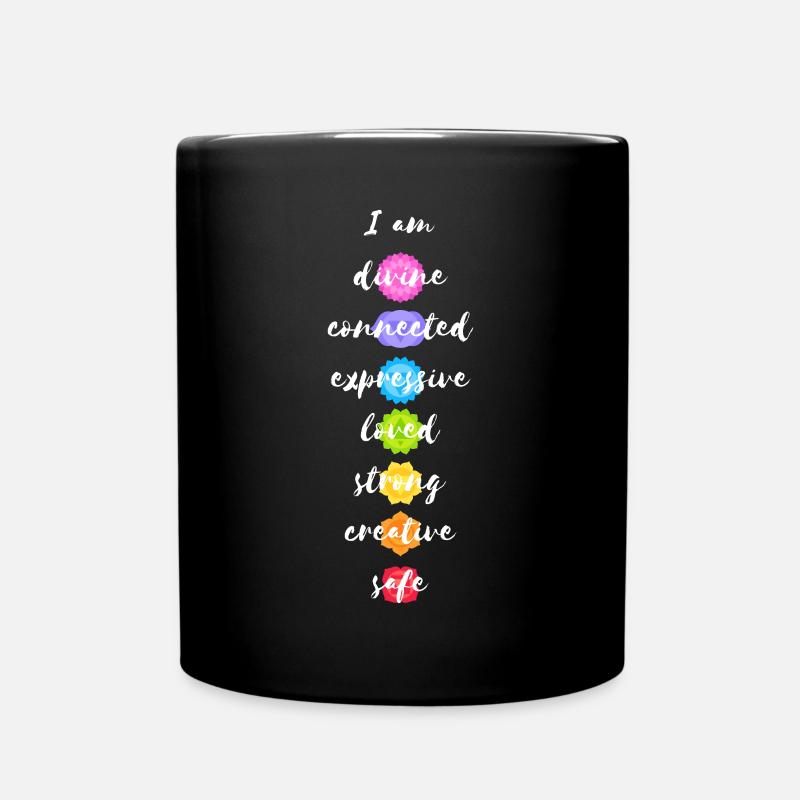 Yoga Méditation Spiritualité Chakra - Mug uni - noir