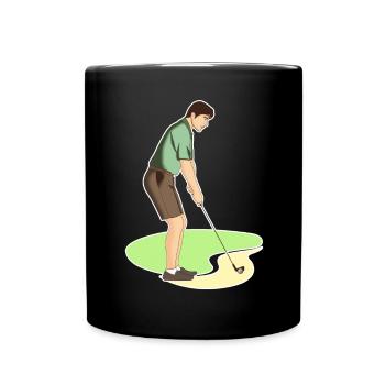 Golf | Golfing | Golfer | golf - Full Colour Mug - black - Front