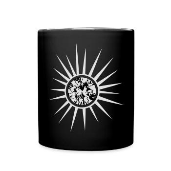 Diamant Sonne Sommer - Tasse einfarbig - Schwarz - Vorne
