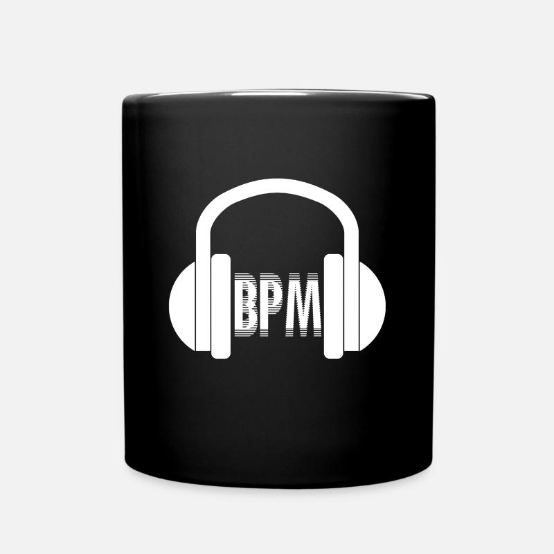 BPM Techno - Tasse einfarbig - Schwarz