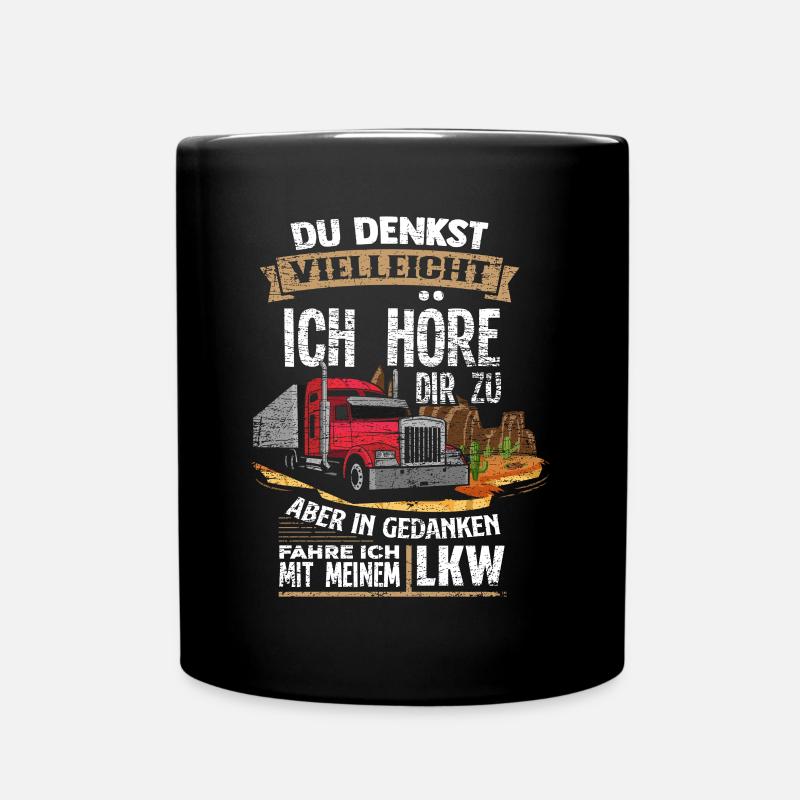 chauffeur routier - Mug uni - noir