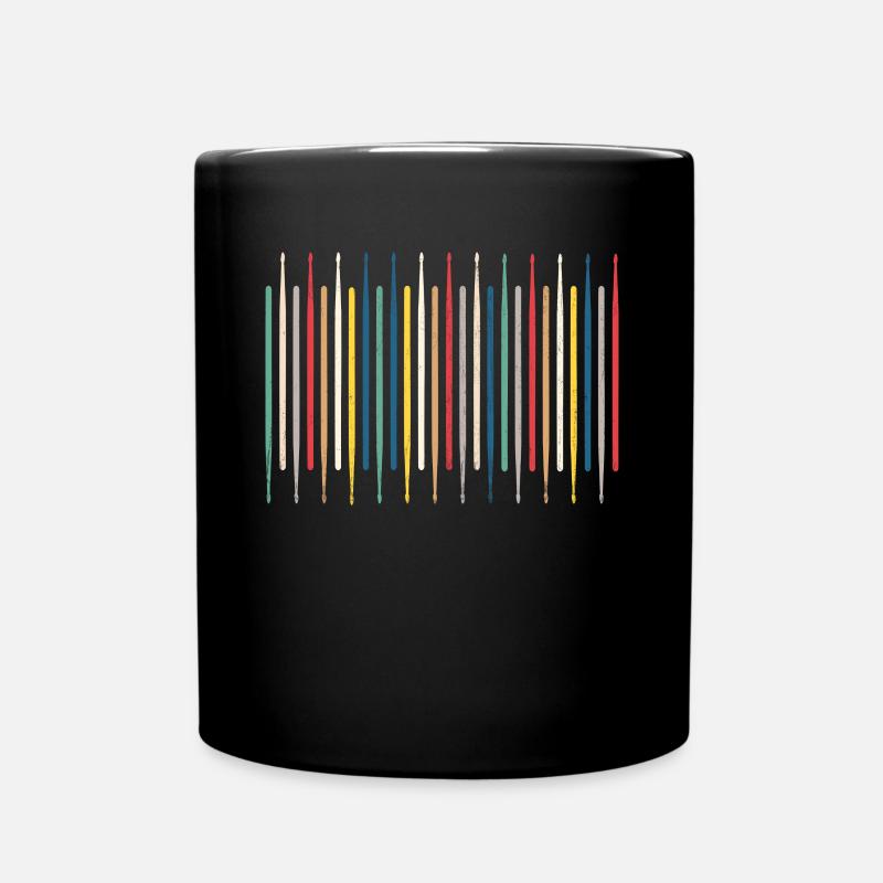 Baguettes de tambour - Mug uni - noir