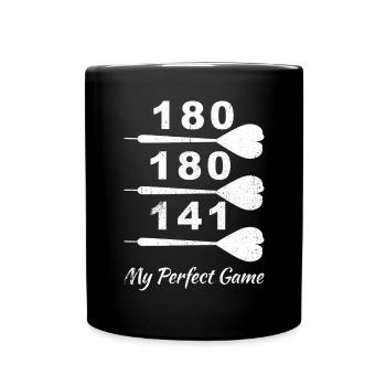 My perfect game - darts - Full Colour Mug - black - Front