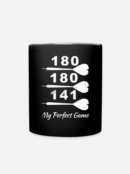 My perfect Game - Dart - Tasse einfarbig - Schwarz