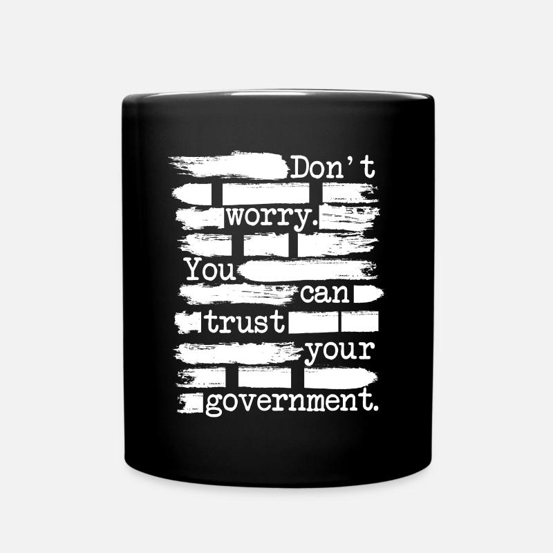 Anarchiste Anarchisme Anarchie Censure blanc - Mug uni - noir