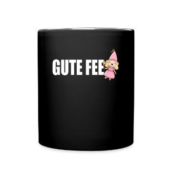 Gute Fee Märchenwesen Fabelwesen Fairy - Tasse einfarbig - Schwarz - Vorne