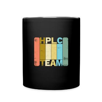 HPLC Chromatography Retro - Full Colour Mug - black - Front