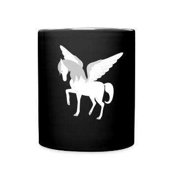 Pegasus Cheval volaille Mythologie grecque - Mug uni - noir - Devant