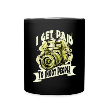 Photo photo photograph - Mug uni - noir - Devant