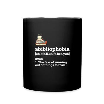 Définition de lecture de livres - Mug uni - noir - Devant