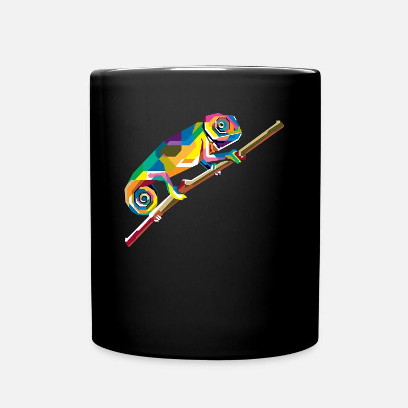 Animal caméléon - Mug uni - noir