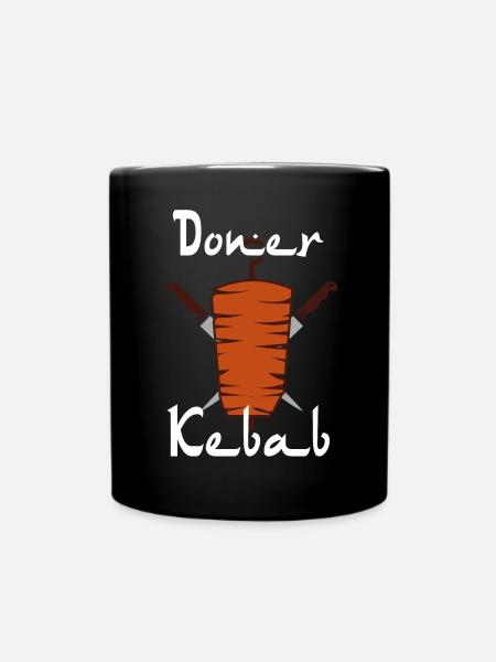 Doner kebab - Full Colour Mug - black