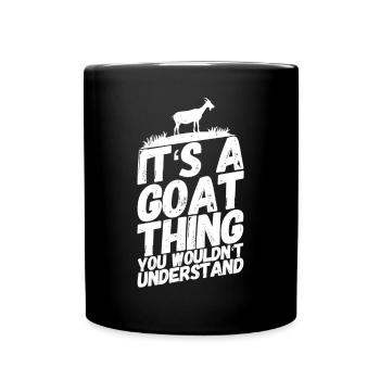 Chèvre bouc bouc comprendre les paroles - Mug uni - noir - Devant