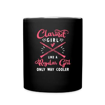 Clarinette clarinettiste clarinettiste humor - Mug uni - noir - Devant