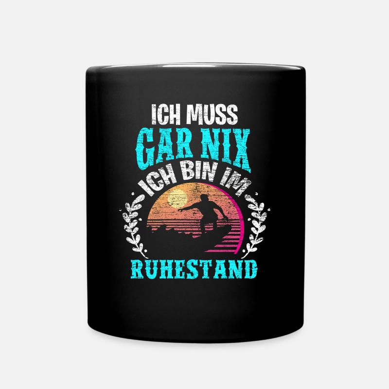 Ruhestand - Tasse einfarbig - Schwarz
