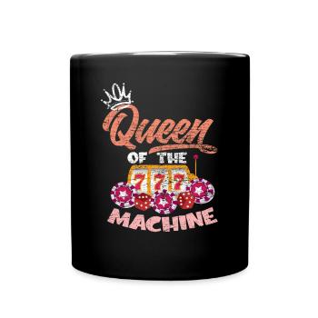 Casino queen - Full Colour Mug - black - Front
