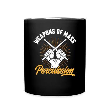 Drum drum - Full Colour Mug - black - Front