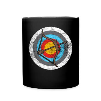 tir à l'arc - Mug uni - noir - Devant