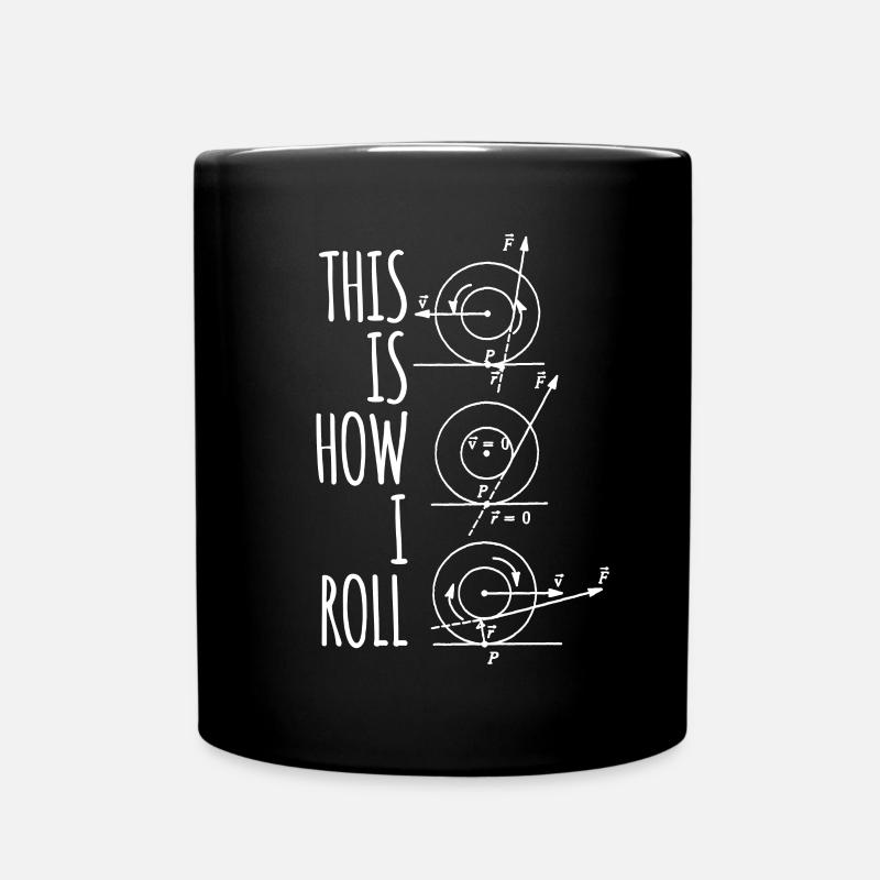Nerd nerd engineer - Full Colour Mug - black