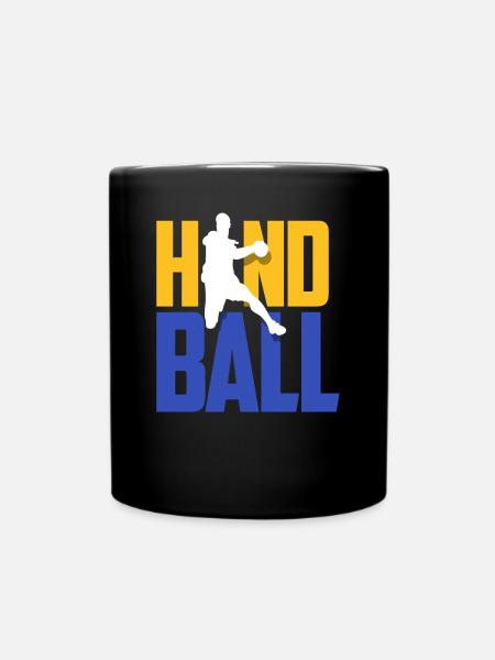 handball - Mug uni - noir