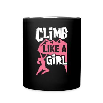 grimper - Mug uni - noir - Devant