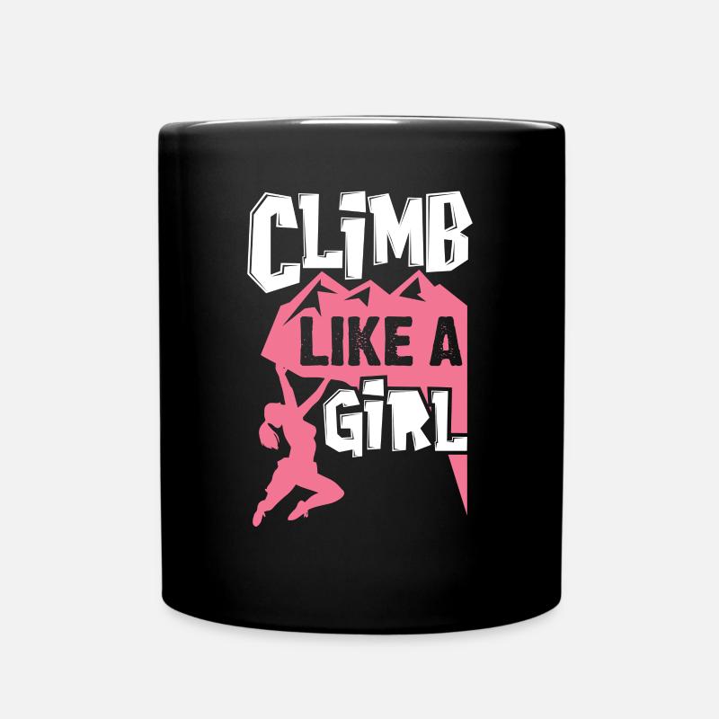 grimper - Mug uni - noir
