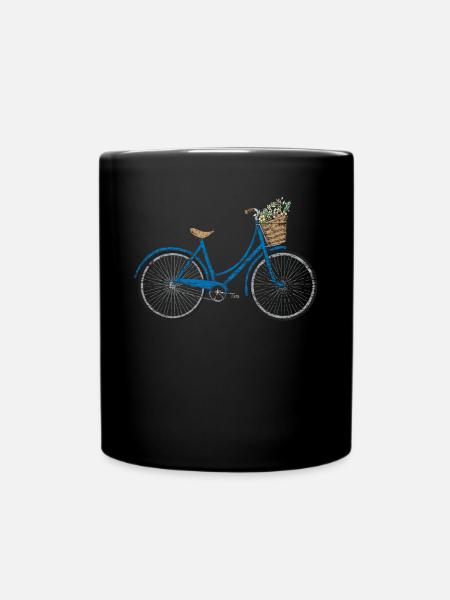 Fahrrad - Tasse einfarbig - Schwarz