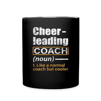 Cheerleader - Tasse einfarbig - Schwarz - Vorne