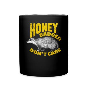 honey badger - Full Colour Mug - black - Front