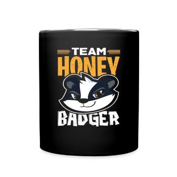honey badger - Full Colour Mug - black - Front