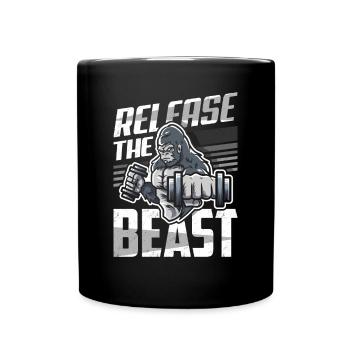Bodybuilding Strong Man - Full Colour Mug - black - Front
